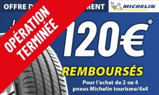 Offre de remboursement Michelin